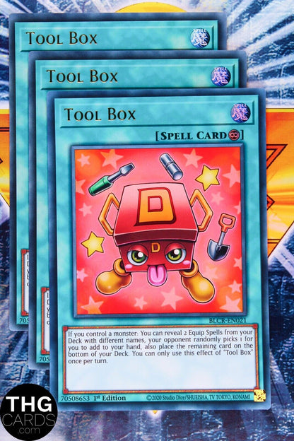 Tool Box BLCR-EN021 1st Ultra Rare Yugioh Card Playset