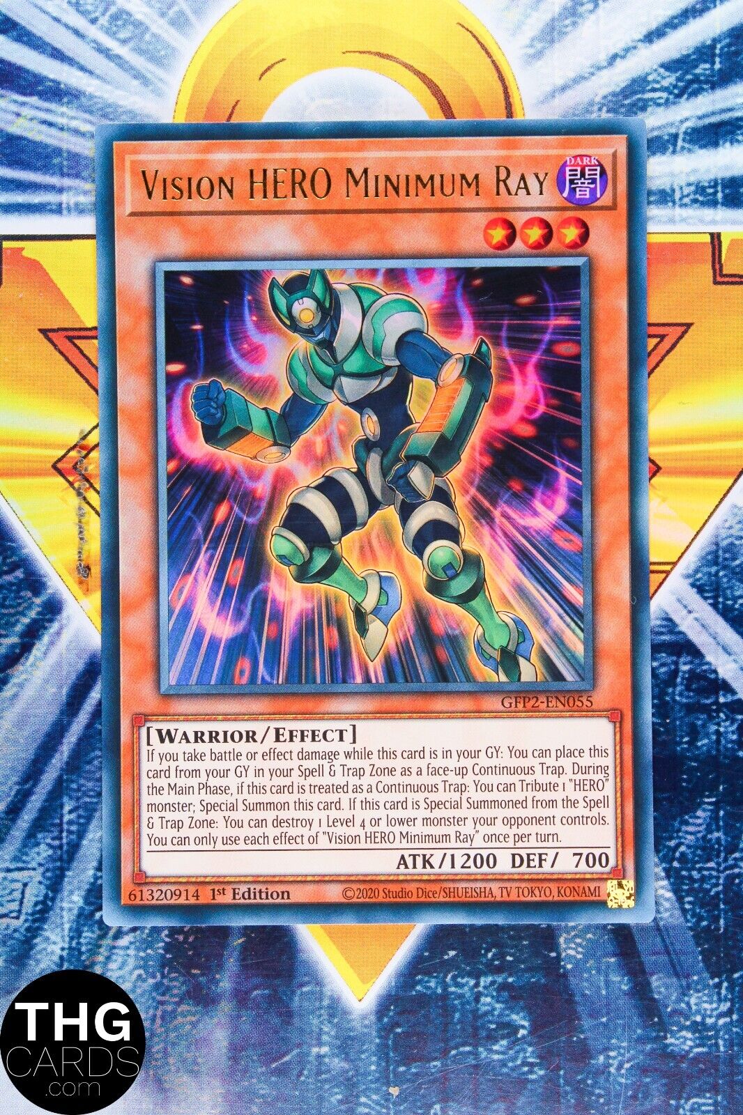 Vision Hero Minimum Ray GFP2-EN055 1st Edition Ultra Rare Yugioh Card