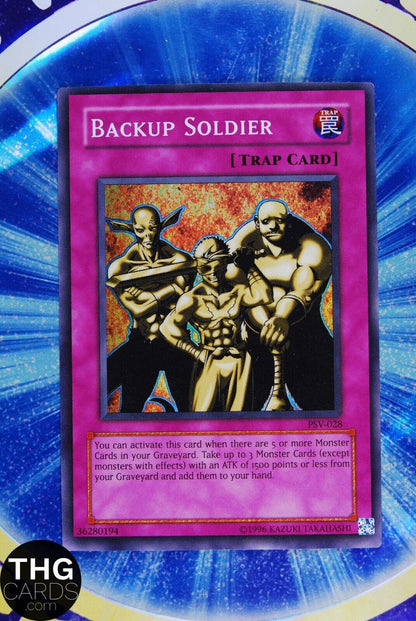 Backup Soldier PSV-028 Super Rare Yugioh Card 2