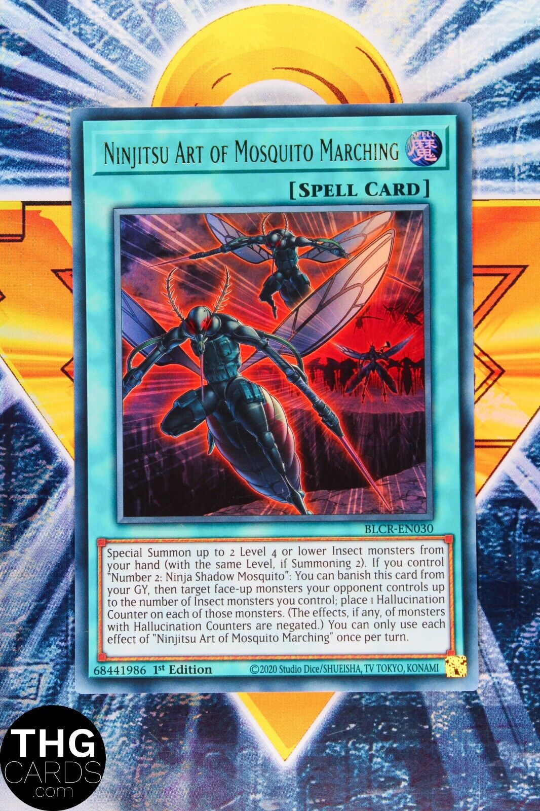 Ninjitsu Art of Mosquito Marching BLCR-EN030 1st Ultra Rare Yugioh Card Playset