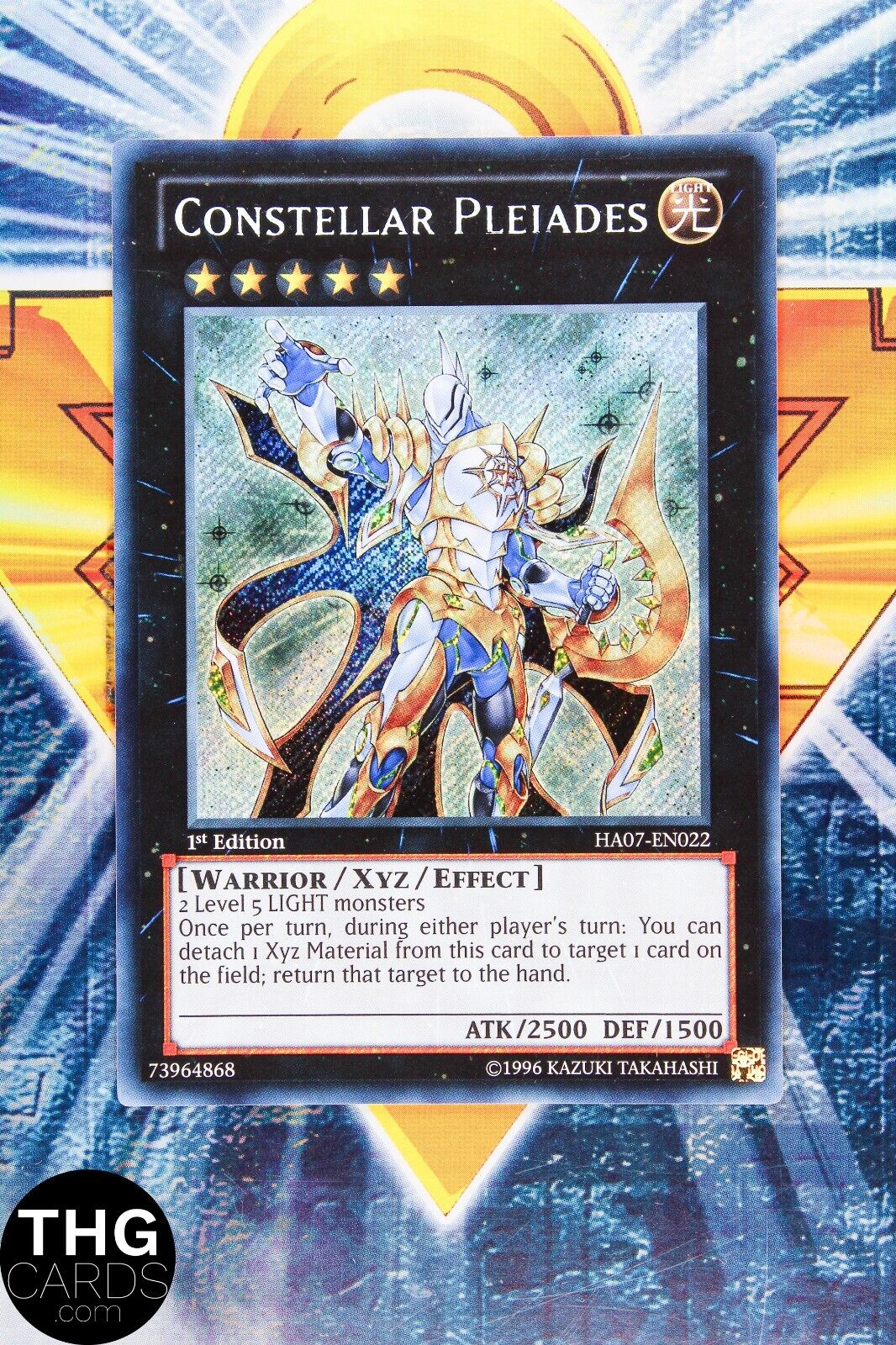 Constellar Pleiades HA07-EN022 1st Edition Secret Rare Yugioh Card