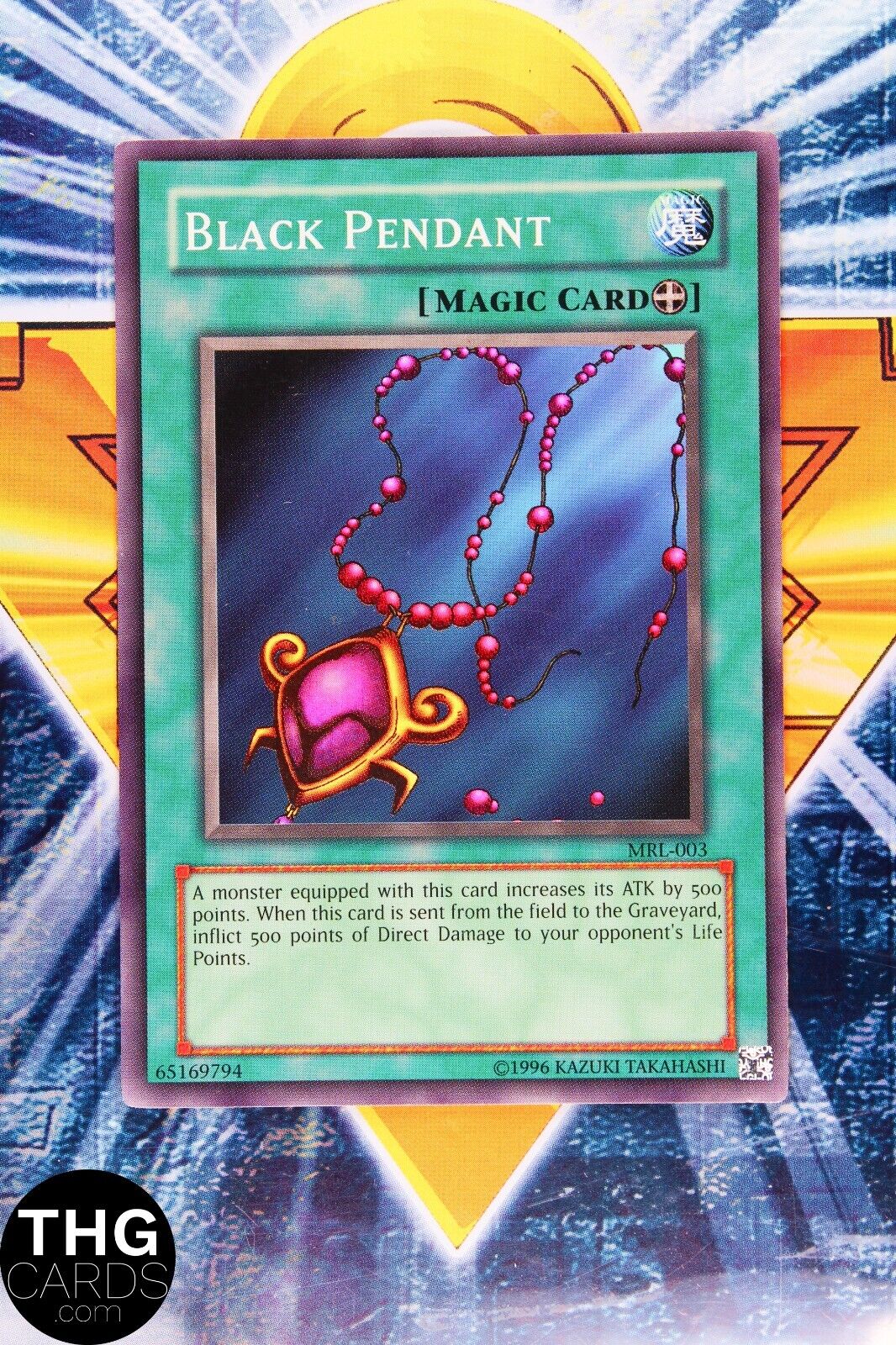 Black Pendant MRL-003 Super Rare Yugioh Card