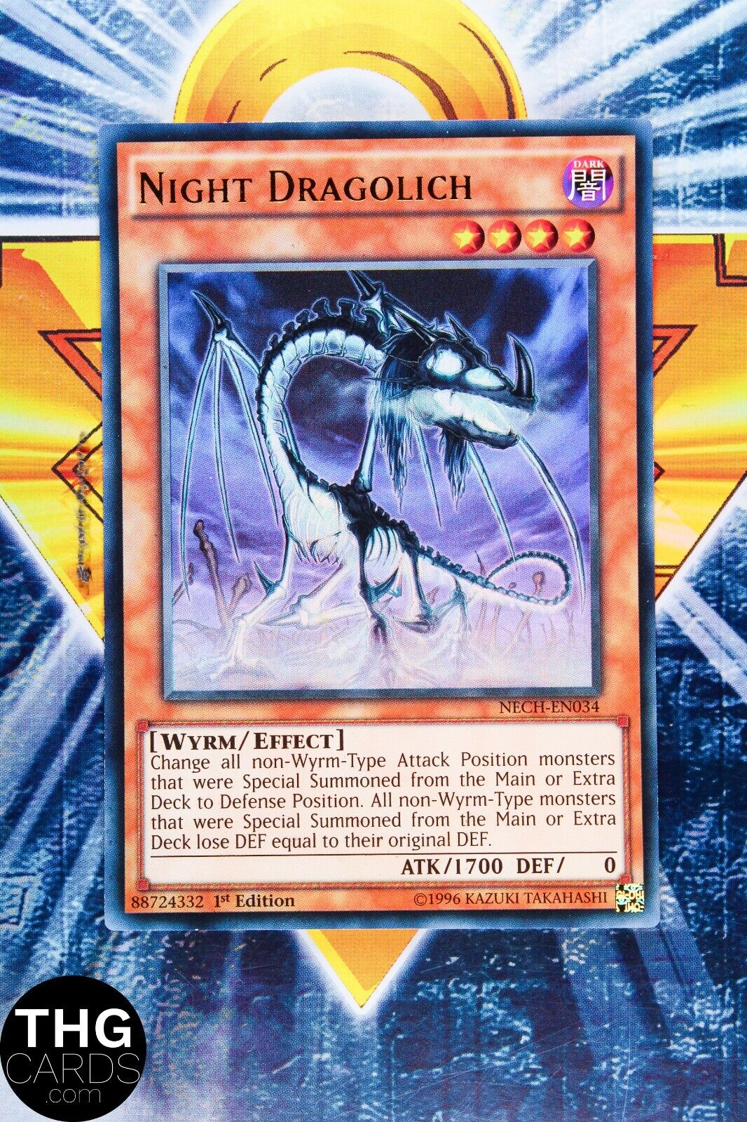 Night Dragolich NECH-EN034 1st Edition Ultra Rare Yugioh Card