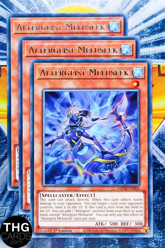 Altergeist Meluseek MZMI-EN064 1st Edition Rare Yugioh Card Playset