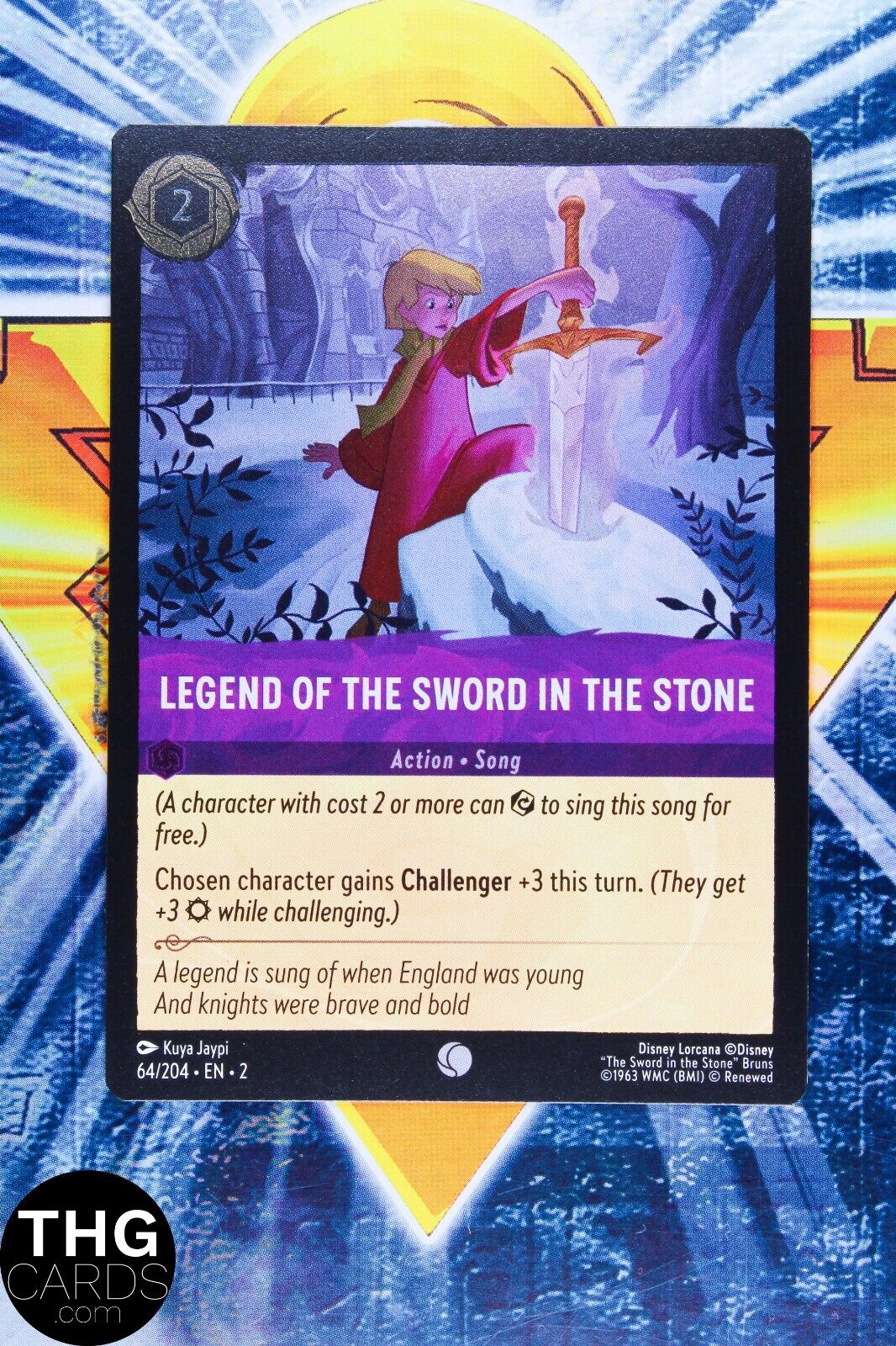 Legend of the Sword in the Stone 64/204 Foil Common Lorcana Rise Floodborn Card