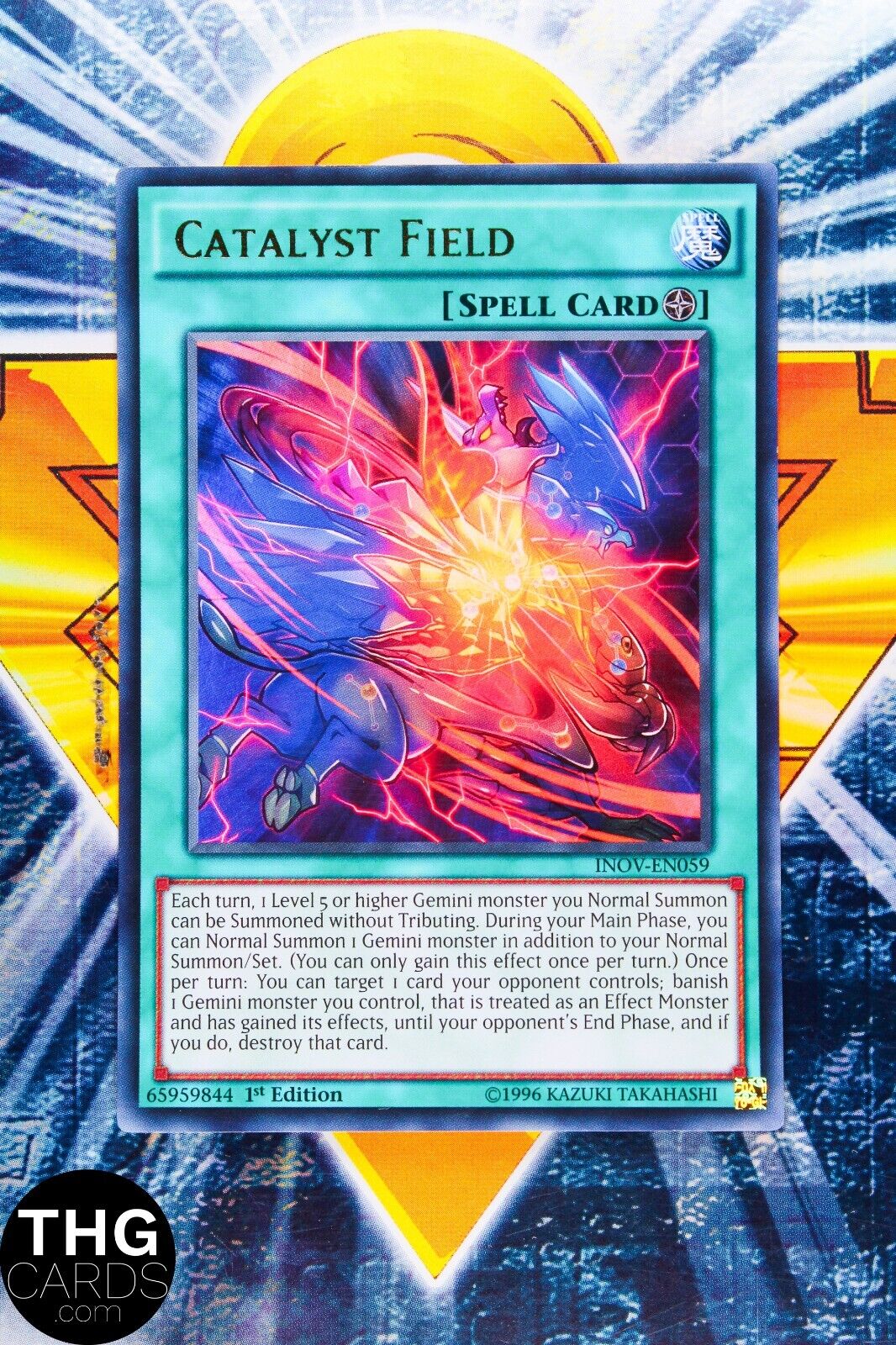 Catalyst Field INOV-EN059 1st Edition Ultra Rare Yugioh Card