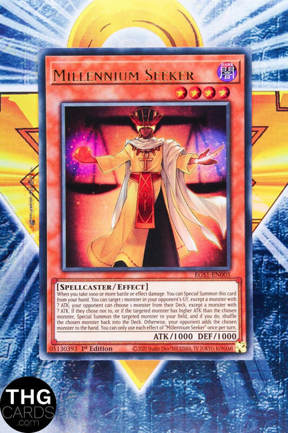 Millennium Seeker EGS1-EN005 1st Edition Ultra Rare Yugioh Card