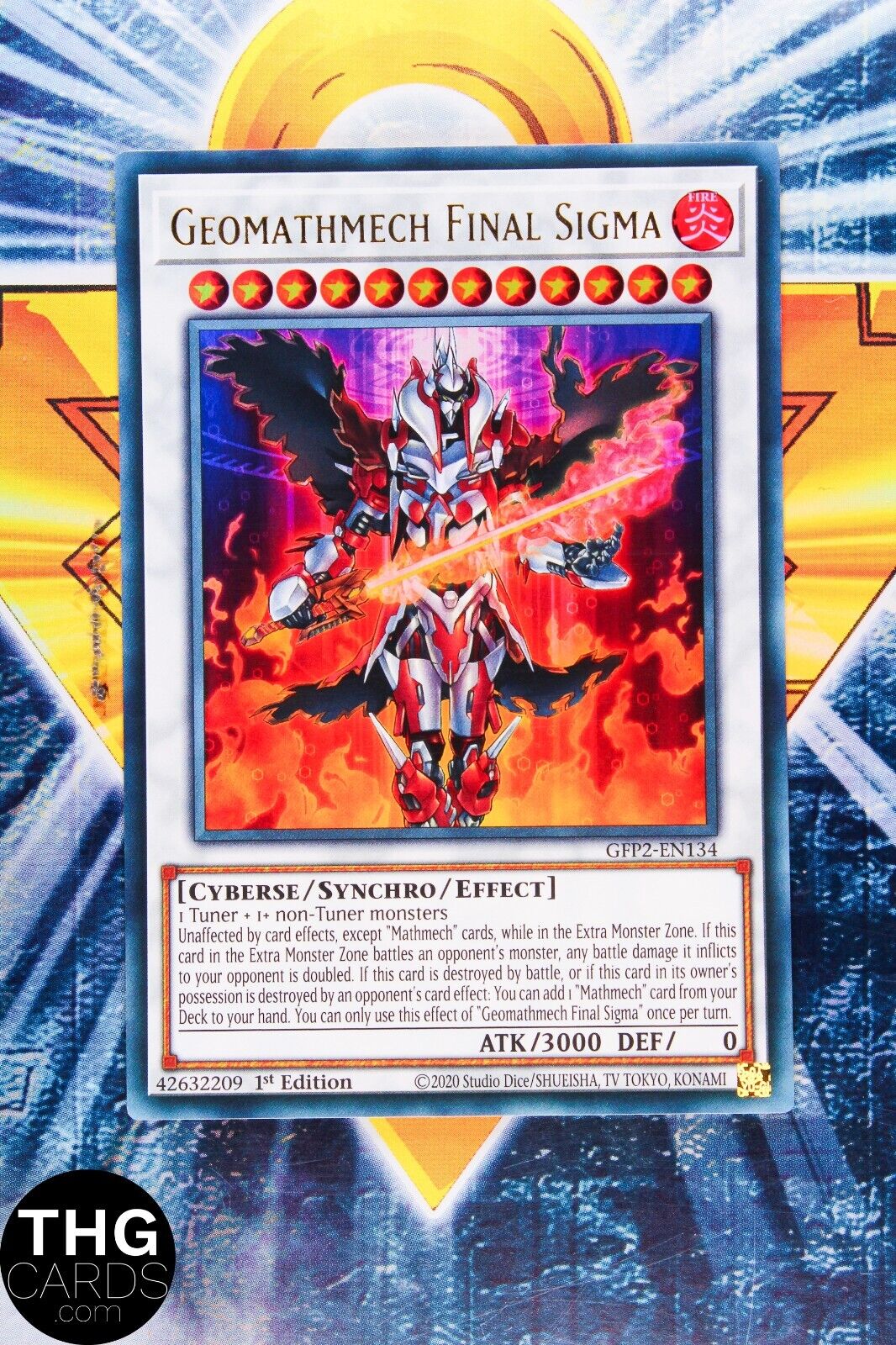 Geomathmech Final Sigma GFP2-EN134 1st Edition Ultra Rare Yugioh Card