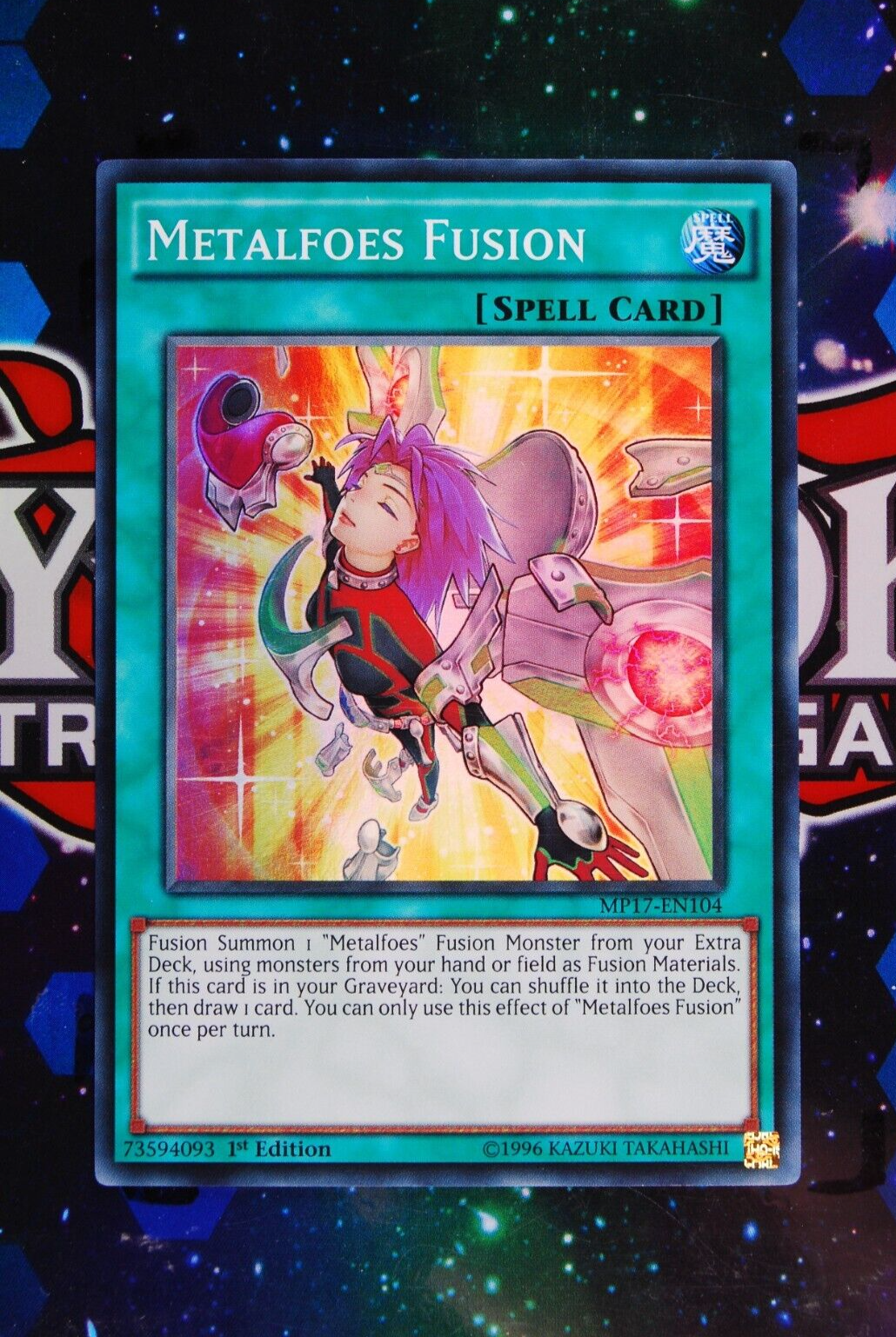 Metalfoes Fusion MP17-EN104 1st Edition Super Rare Yugioh Card