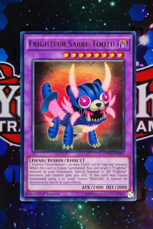 Frightfur Sabre-Tooth DOCS-EN043 1st Edition Ultra Rare Yugioh Card