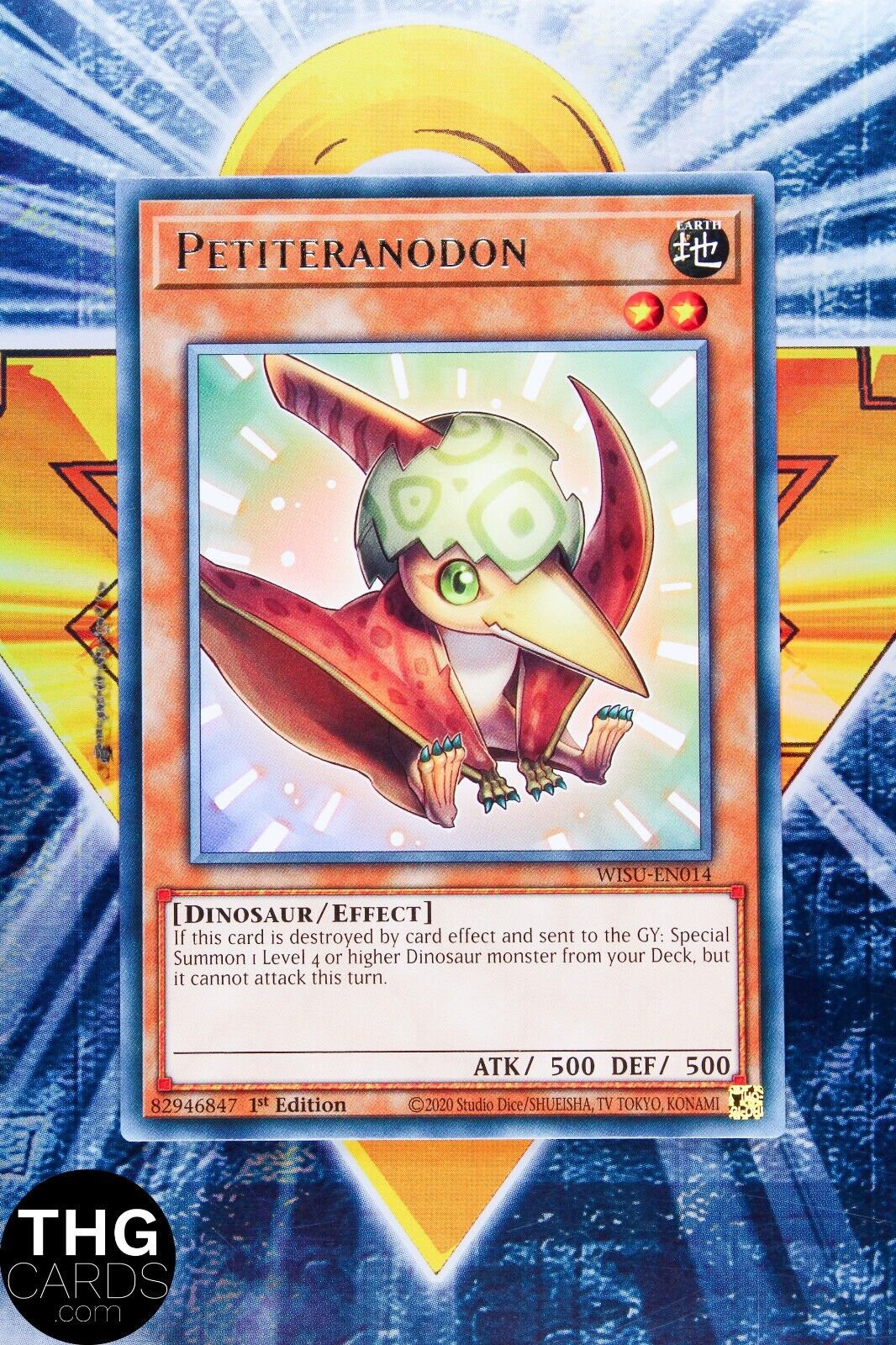 Petiteranodon WISU-EN014 1st Edition Rare Yugioh Card Playset