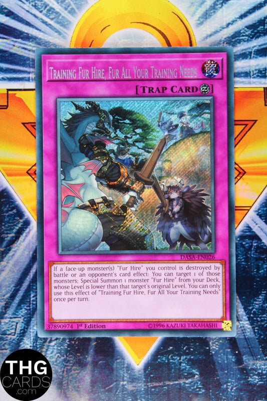 Training Fur Hire, Fur All Your Training Needs DASA-EN021 1st Secret Rare Yugioh