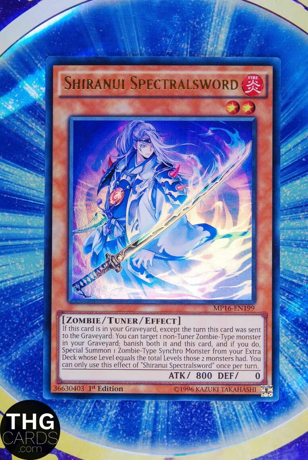 Shiranui Spectralsword MP16-EN199 1st Edition Ultra Rare Yugioh Card