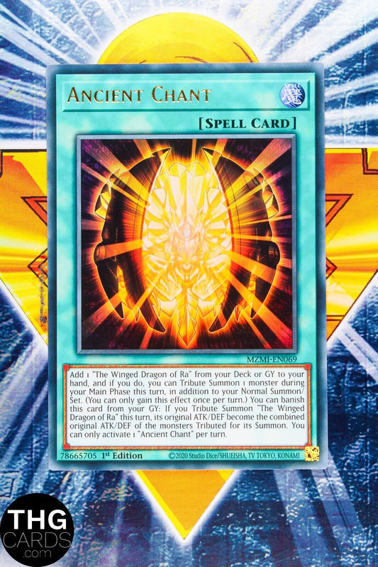 Ancient Chant MZMI-EN069 1st Edition Ultra Rare Yugioh Card