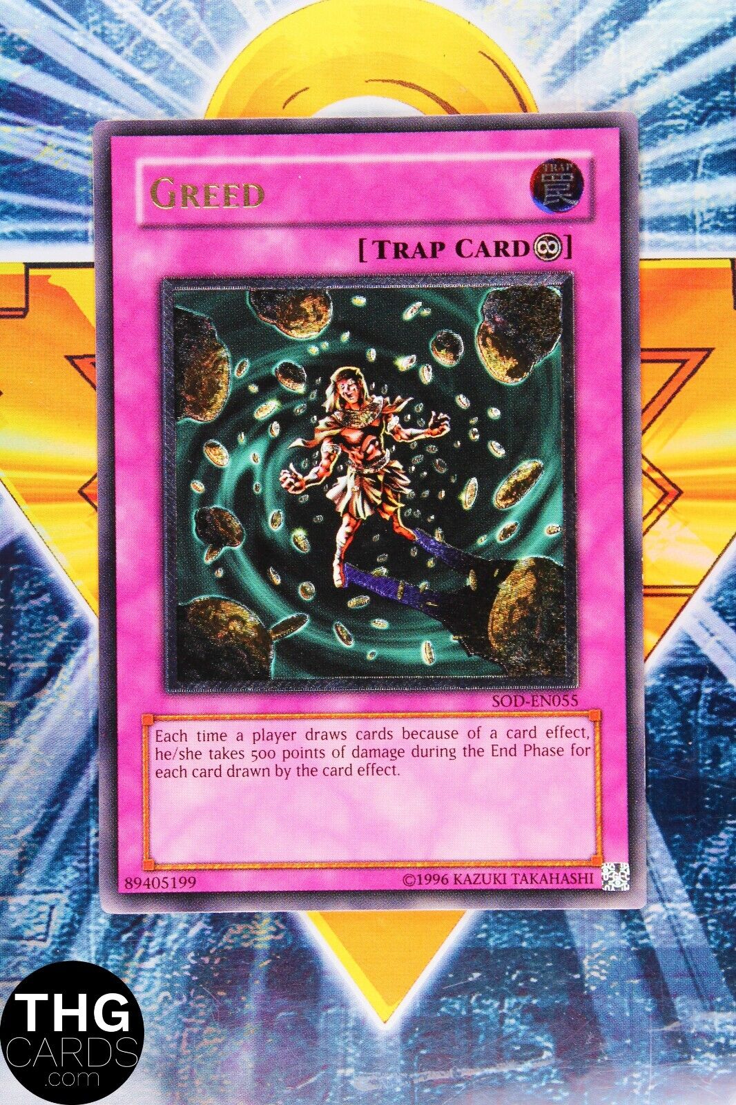 Greed SOD-EN055 Ultimate Rare Yugioh Card 1