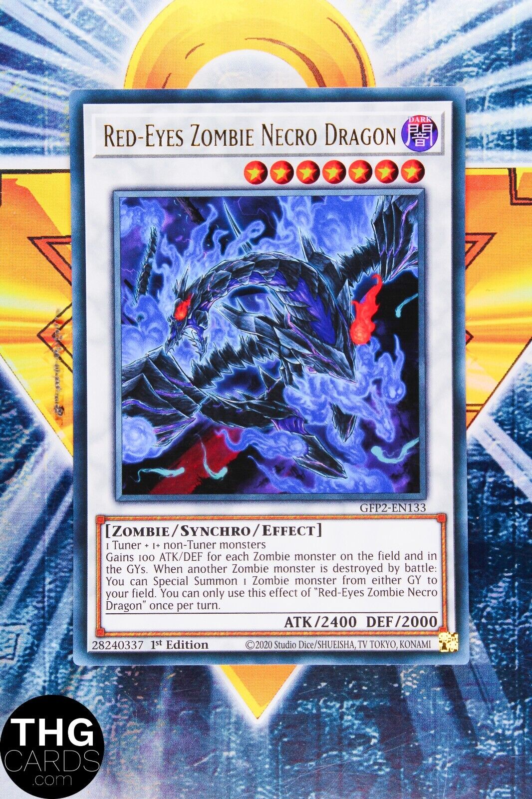 Red-Eyes Zombie Necro Dragon GFP2-EN133 1st Edition Ultra Rare Yugioh Card