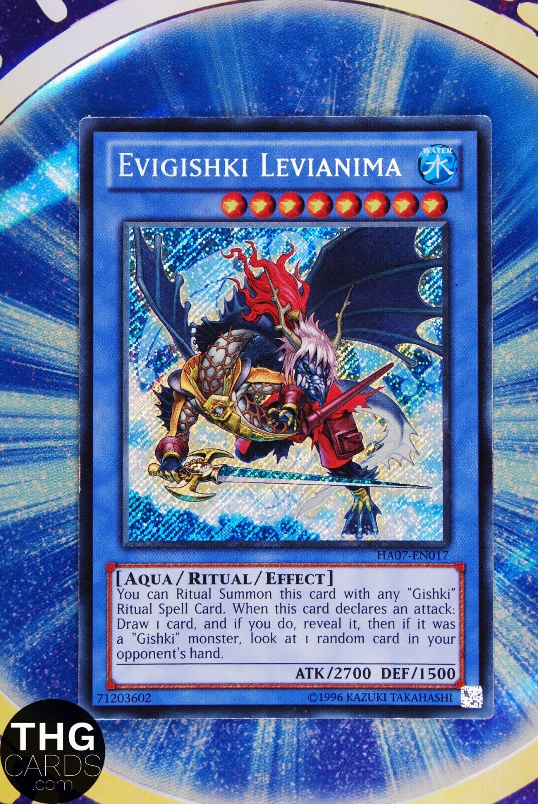Evigishki Levianima HA07-EN017 Secret Rare Yugioh Card