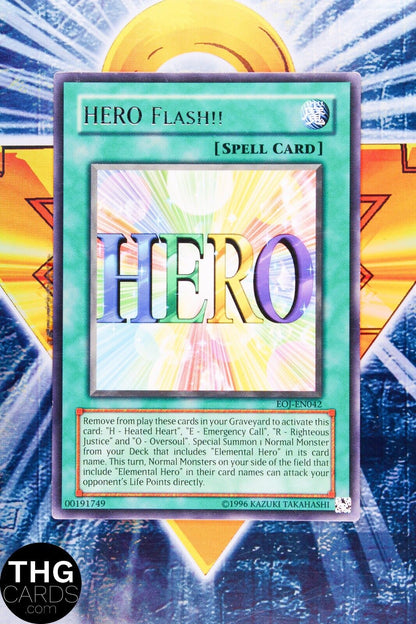 Hero Flash!! EOJ-EN042 Rare Yugioh Card