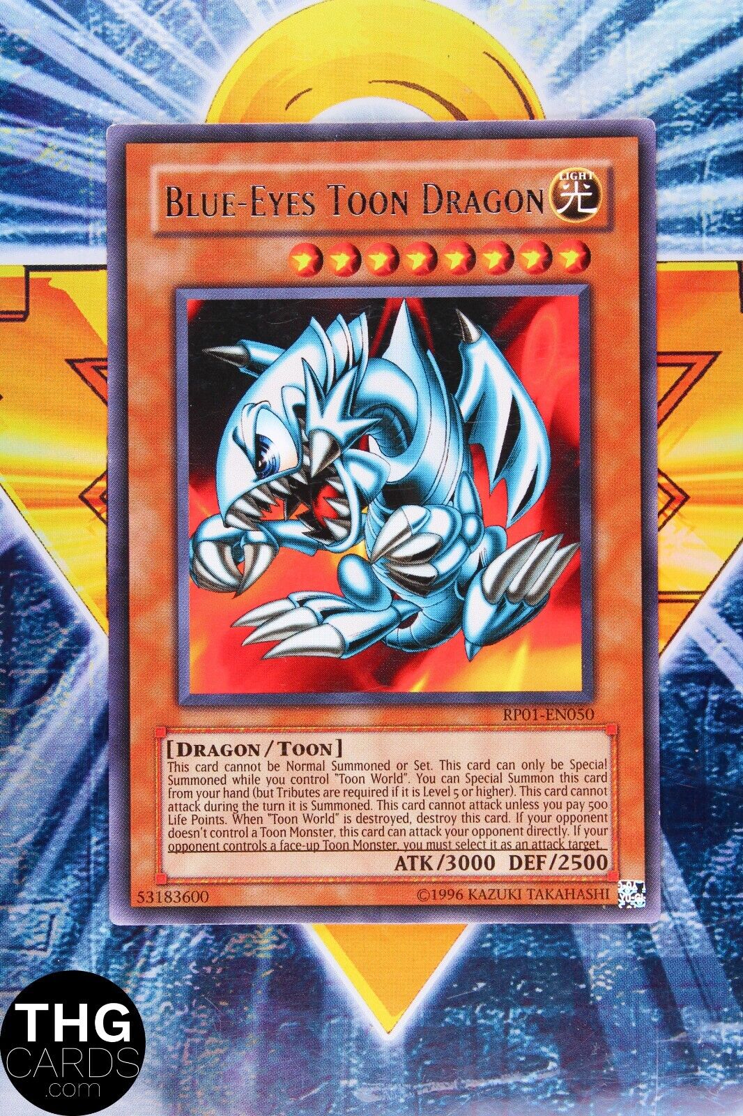 Blue-Eyes Toon Dragon RP01-EN050 Rare Yugioh Card 2