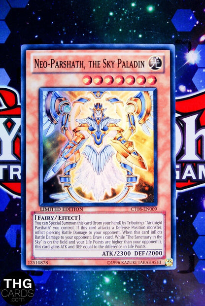 Neo-Parshath, the Sky Paladin CT08-EN011 Super Rare Yugioh Card Promo