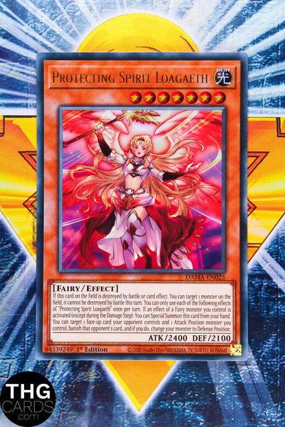 Protecting Spirit Loagaeth DAMA-EN025 1st Edition Ultra Rare Yugioh Card