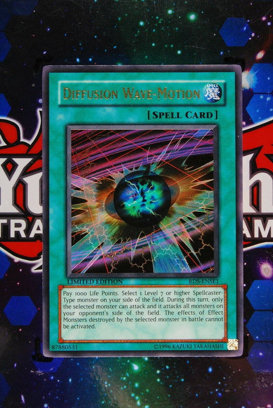 Diffusion Wave Motion RDS-ENSE1 Ultra Rare Yugioh Card Limited Edition