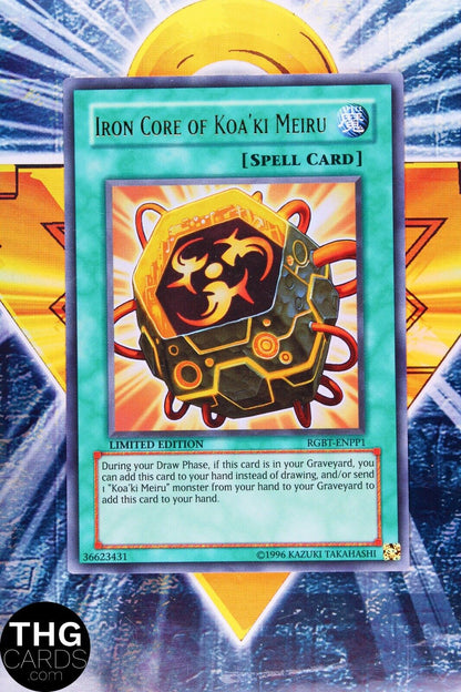 Iron Core of Koa'ki Mieru RGBT-ENPP1 Limited Edition Ultra Rare Yugioh Card