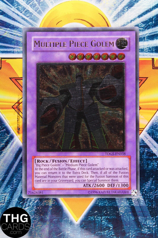 Multiple Piece Golem TDGS-EN038 Ultimate Rare Yugioh Card