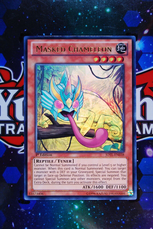 Masked Chameleon JOTL-EN038 1st Edition Ultra Rare Yugioh Card