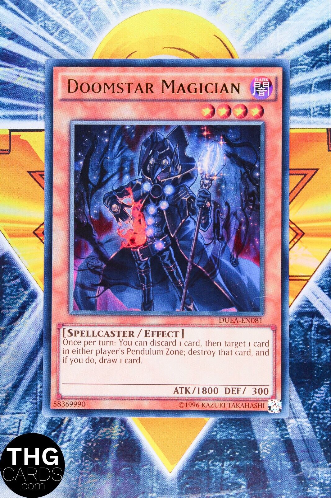 Doomstar Magician DUEA-EN081 1st Edition Ultra Rare Yugioh Card
