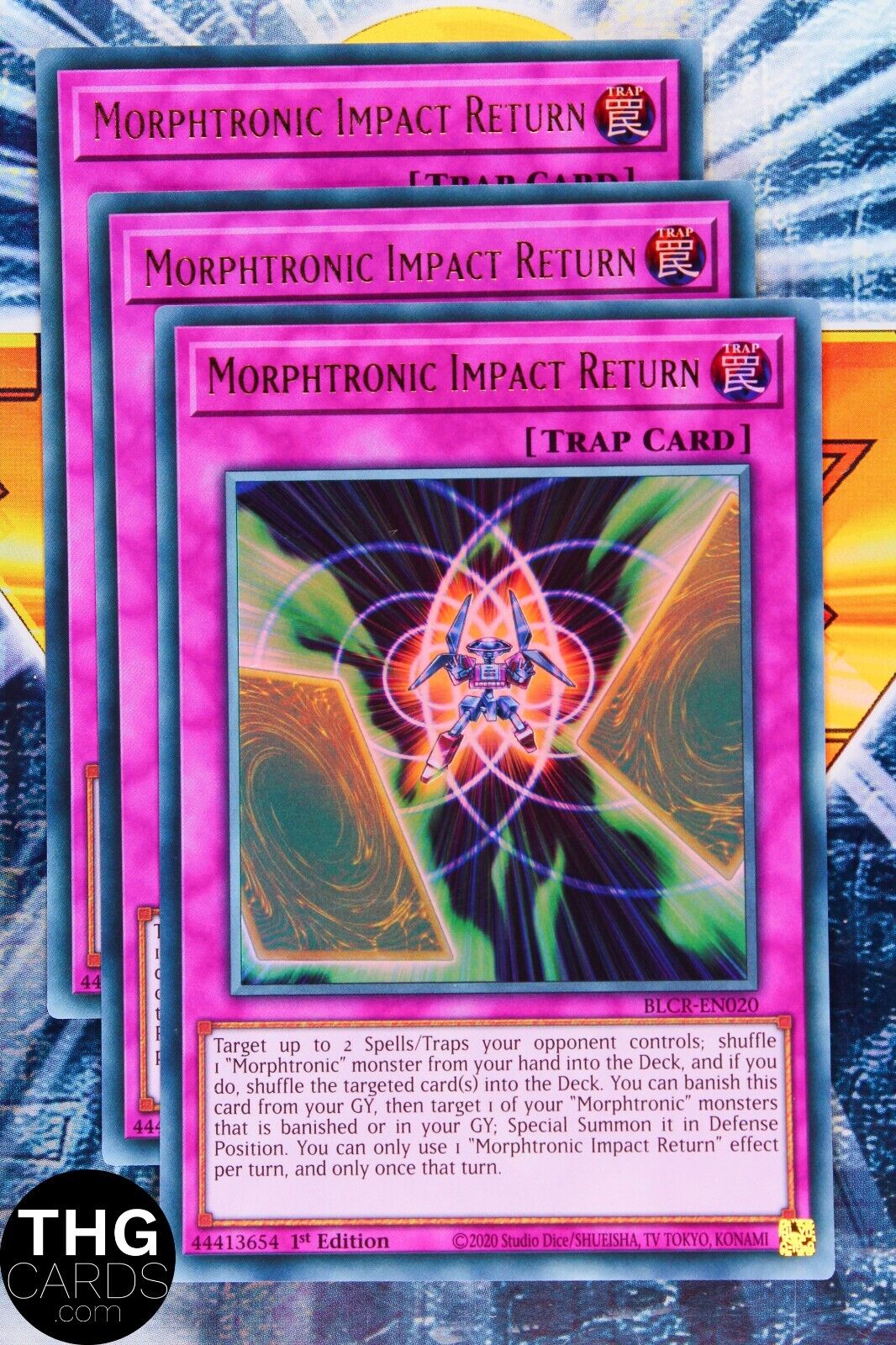 Morphotronic Impact Return BLCR-EN020 1st Ultra Rare Yugioh Card Playset