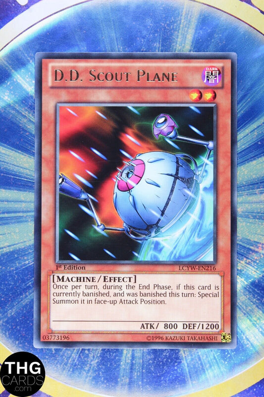 D.D. Scout Plane LCYW-EN216 1st Edition Rare Yugioh Card