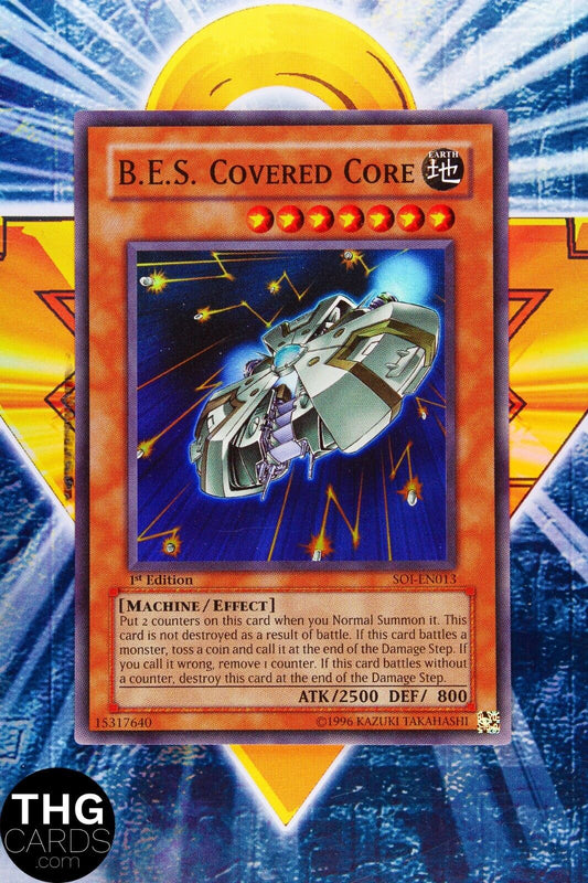 B.E.S. Covered Core SOI-EN013 1st Edition Super Rare Yugioh Card