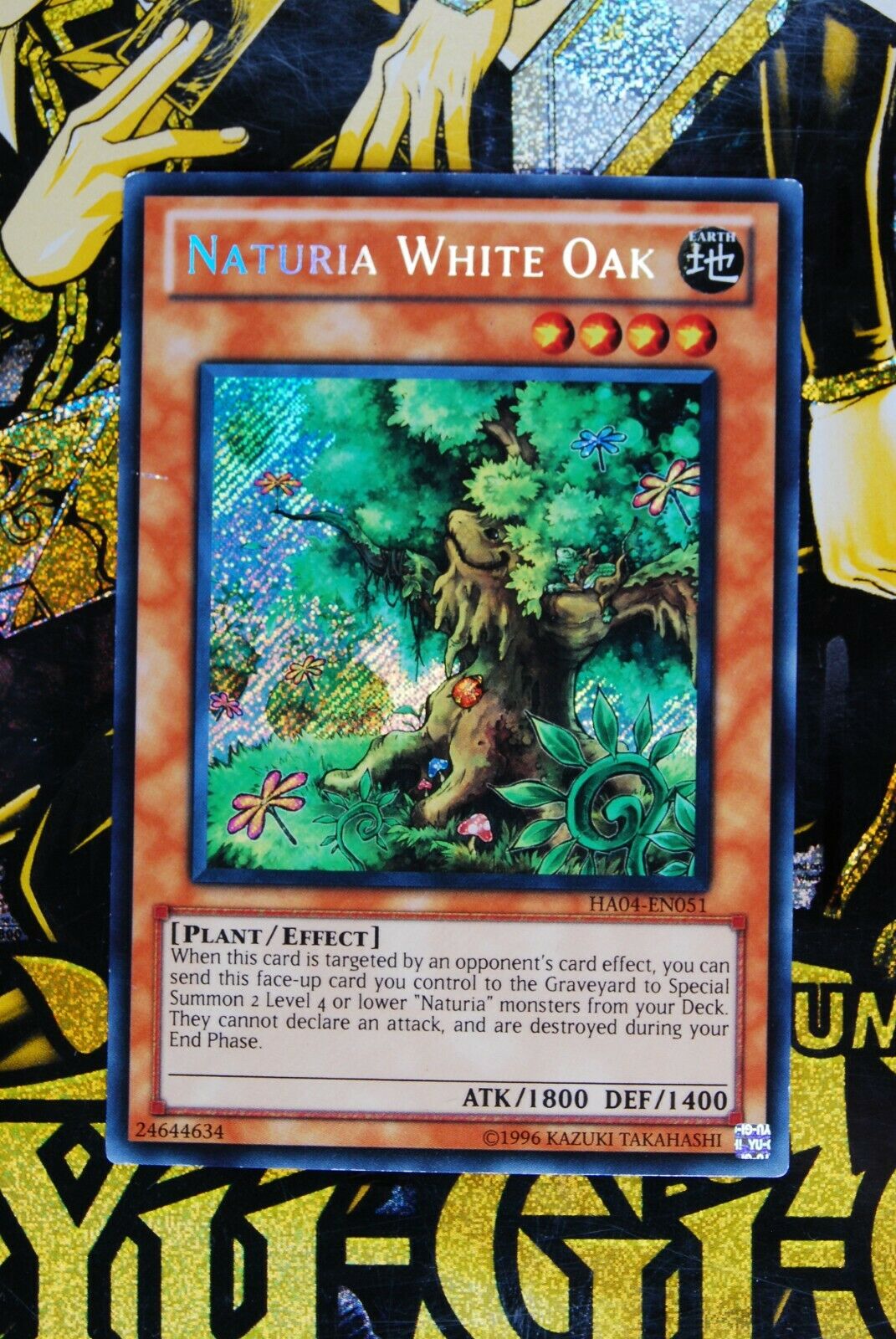 Naturia White Oak HA04-EN051 Secret Rare Yugioh Card