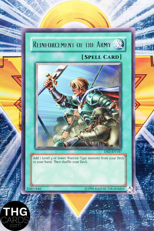 Reinforcement of the Army DB2-EN147 Rare Yugioh Card