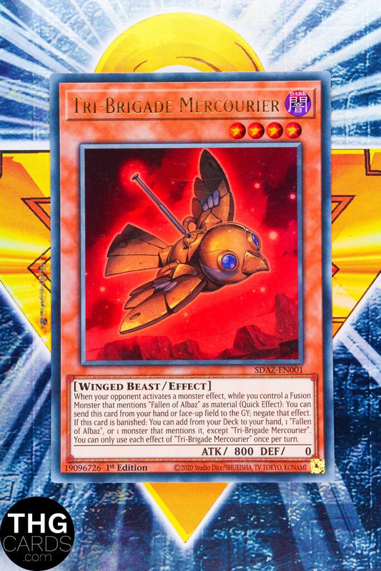 Tri-Brigade Mercourier SDAZ-EN001 1st Edition Ultra Rare Yugioh Card