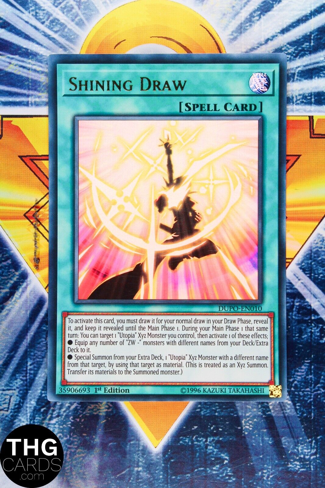 Shining Draw DUPO-EN010 1st Edition Ultra Rare Yugioh Card