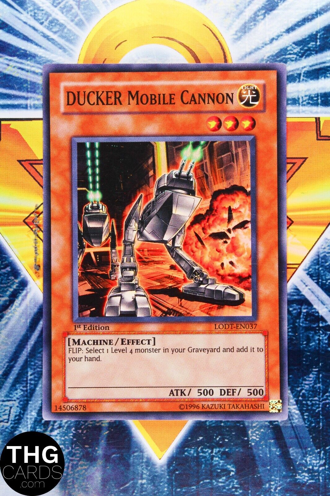 DUCKER Mobile Cannon LODT-EN037 1st Edition Super Rare Yugioh Card