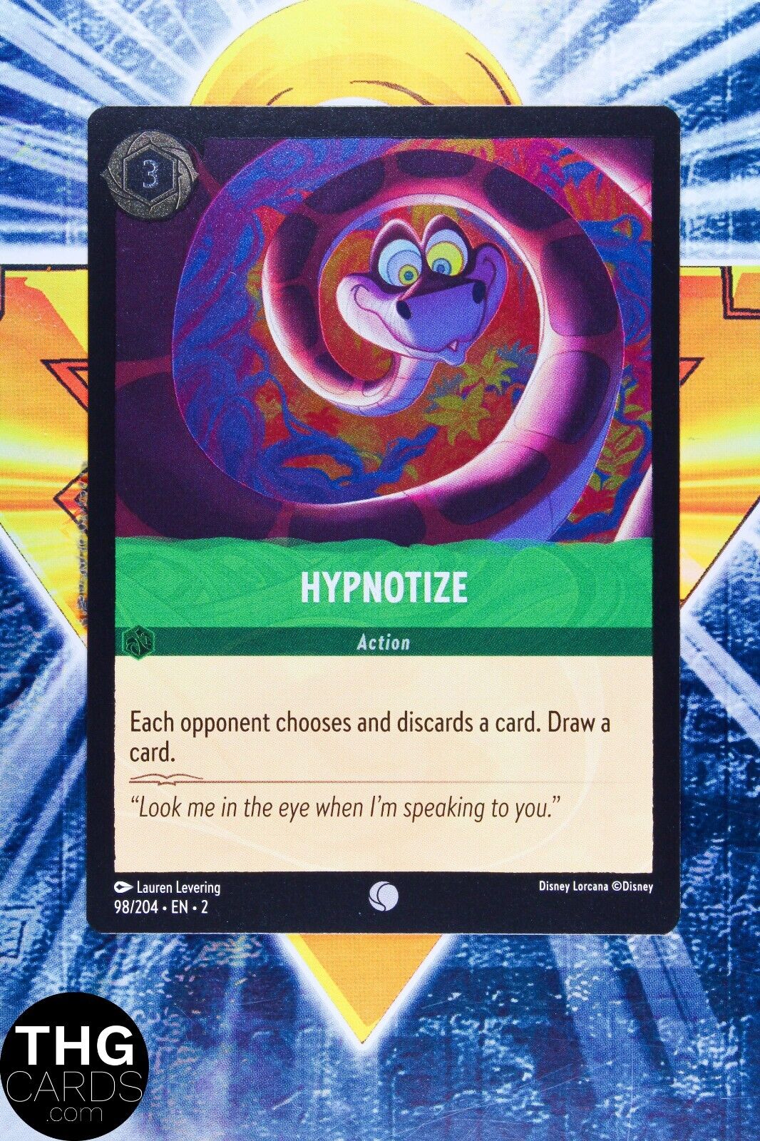 Hypnotize 98/204 Foil Common Lorcana Rise Floodborn Card