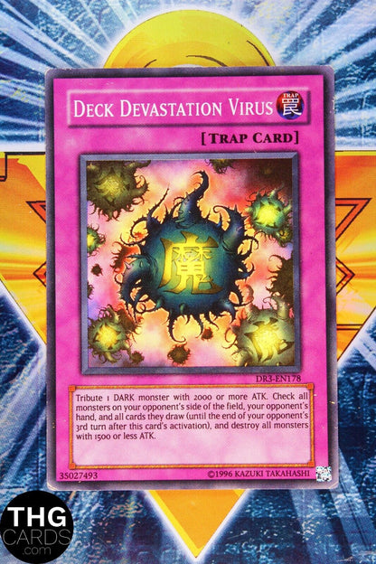 Deck Devastation Virus DR3-EN178 Super Rare Yugioh Card