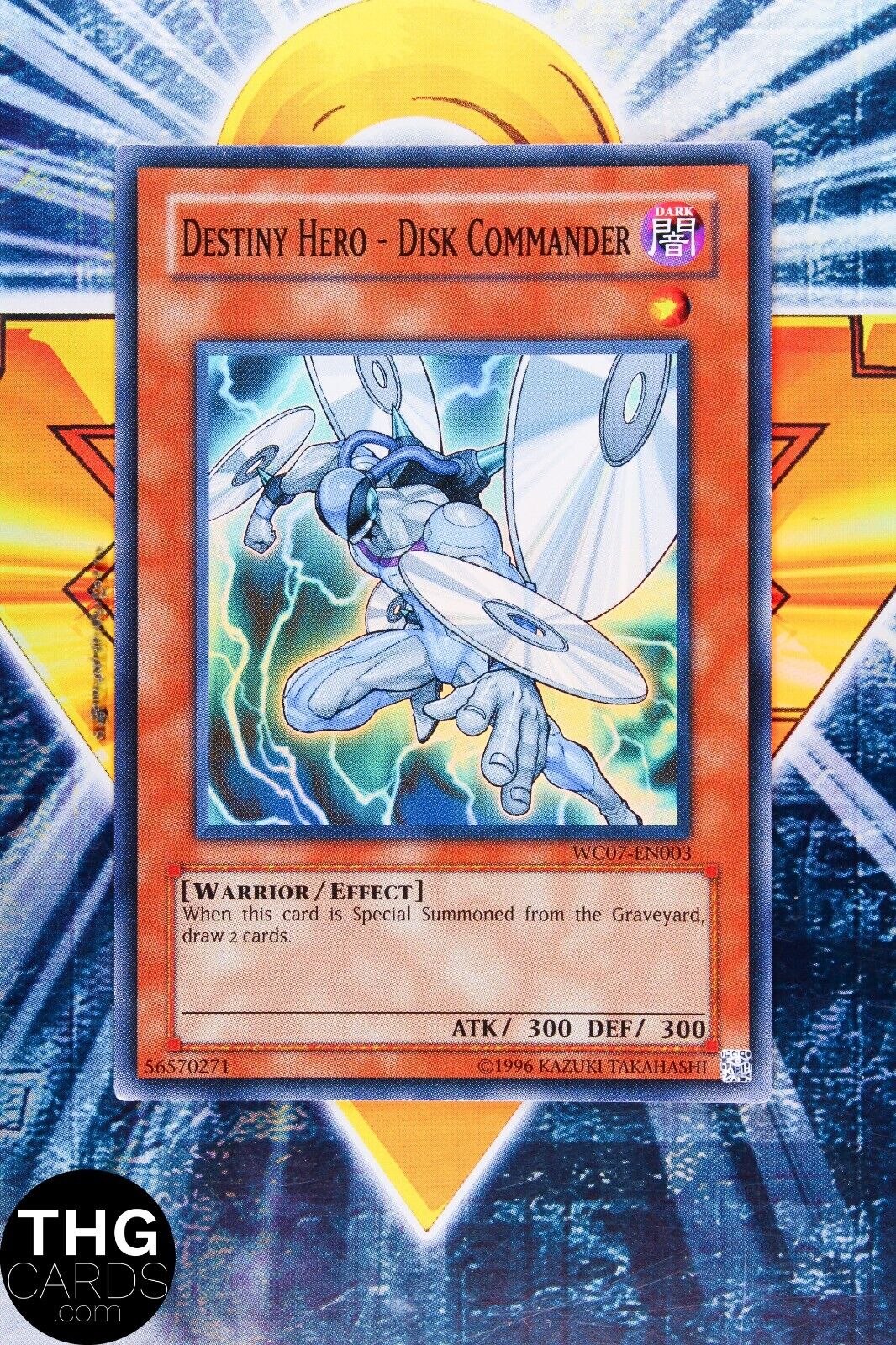 Destiny Hero - Disk Commander WC07-EN003 Super Rare Yugioh Card