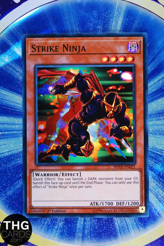 Strike Ninja SHVA-EN021 1st Edition Super Rare Yugioh Card