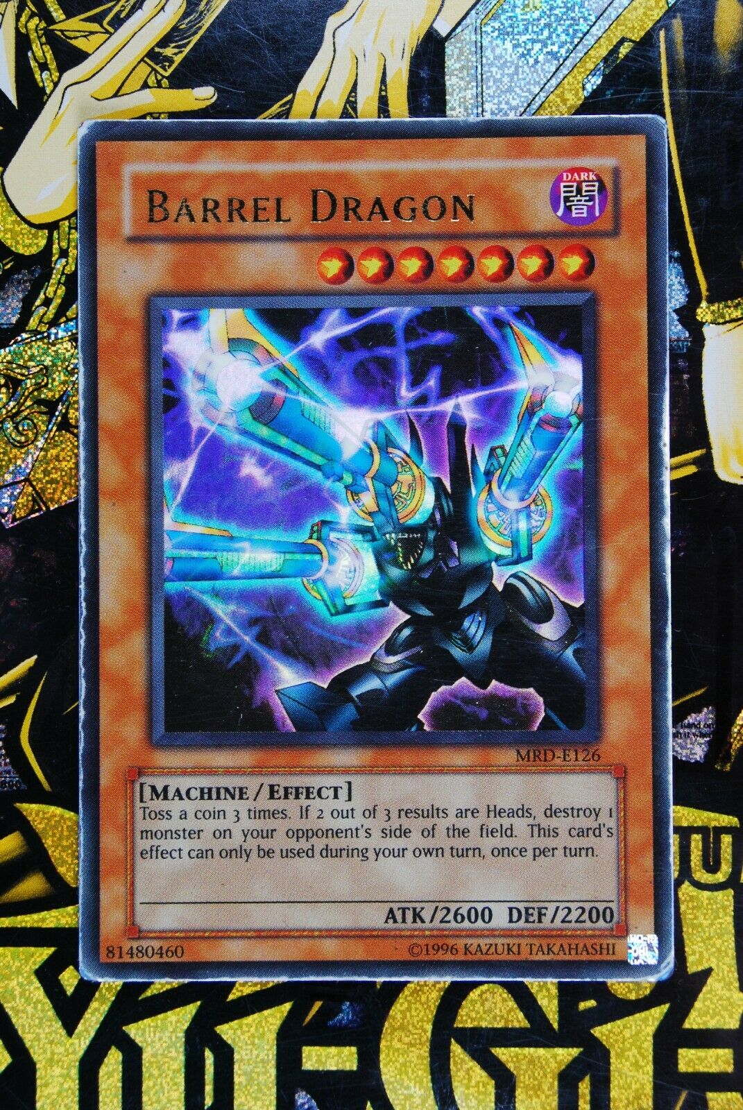 Barrel Dragon MRD-E126 Ultra Rare Yugioh Card Metal Raiders 2