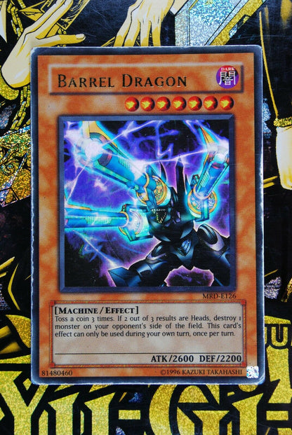 Barrel Dragon MRD-E126 Ultra Rare Yugioh Card Metal Raiders 2